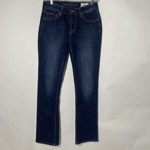 Carreli Jeans Women 27 Ashley Boot Cut High Rise 34"L Dark Wash Denim